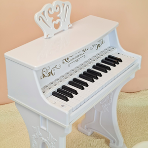 اسباب بازی پیانو طرح دار کودک با صندلی و میکروفون JOURNEY OF MUSIC_اسباب بازی موسیقی